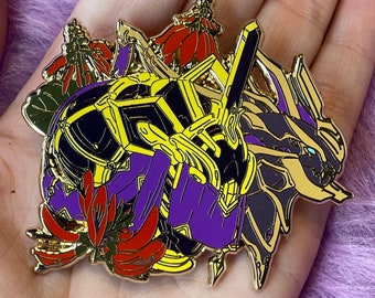 Khora Prime Warframe 2.5 inch Fan made ename pin