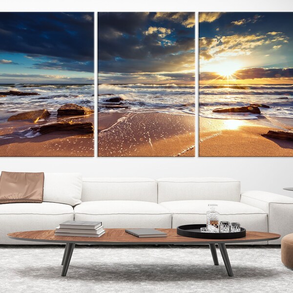 Canvas Wall Art Sunset Etsy