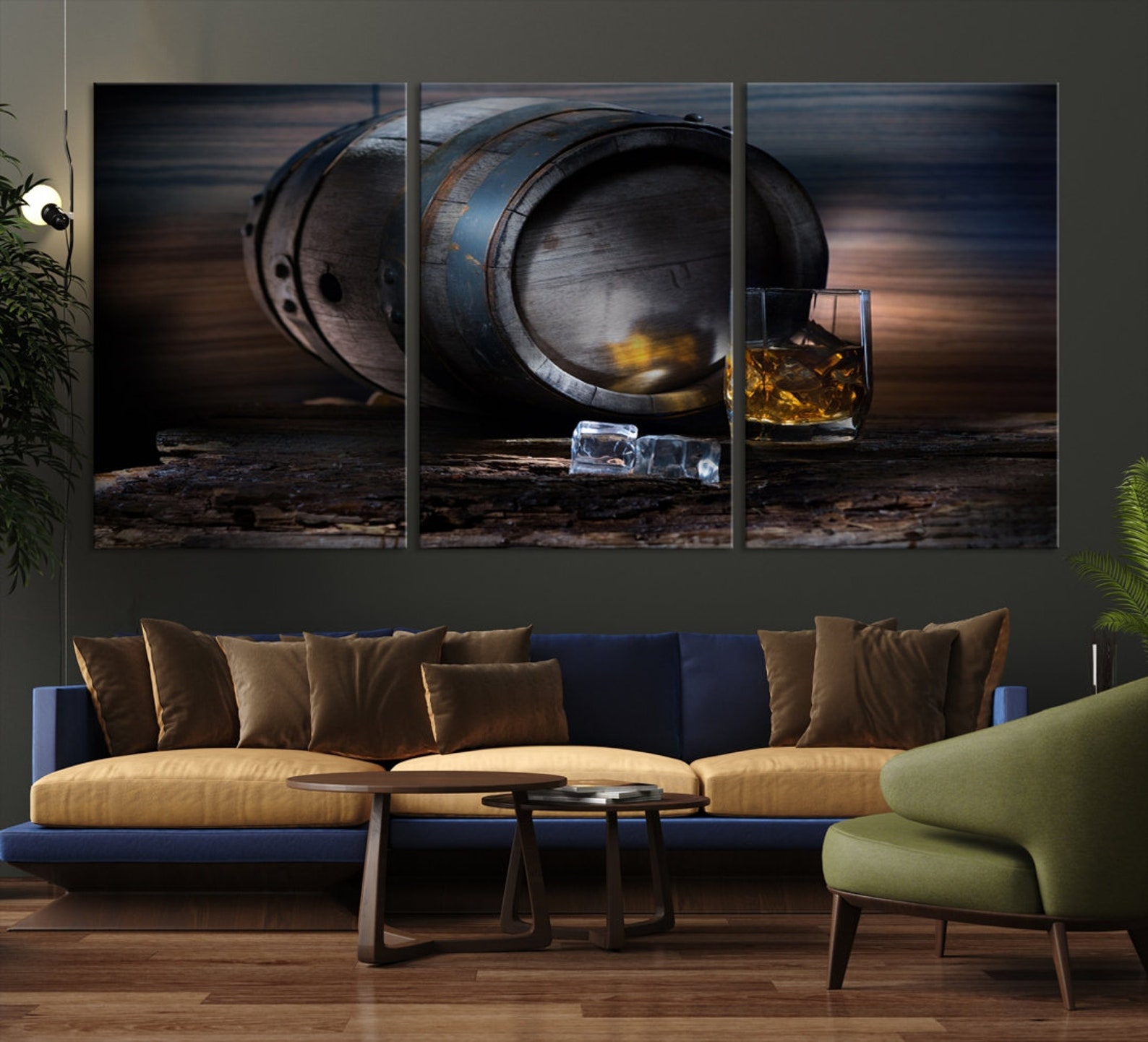 Extra Large Whiskey Barrel Wall Art Canvas Print - Etsy