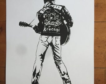 GEORGE MICHAEL (FAITH) Limited Edition Hand Pulled Signed and Numbered Screenprint.