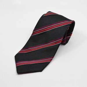 Sean John black and red tone mens necktie