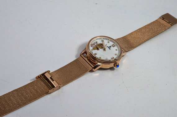 Rose gold tone with mop dial , womens , automatic… - image 3