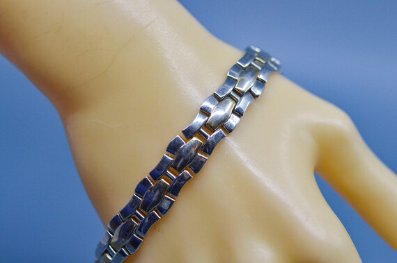 驚きの値段 Silver Etsy - Bracelet Fashion Mens, Tone, Gold and パーツ