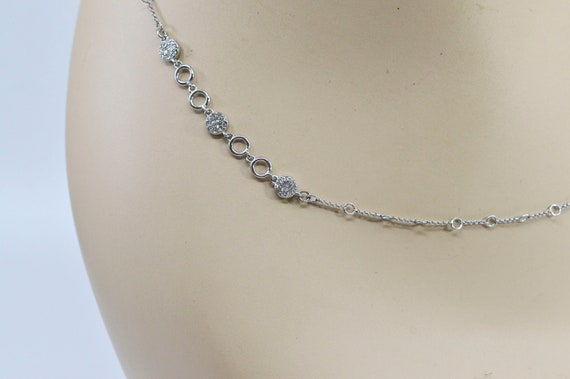 Ann Taylor silver tone womens necklace - image 3