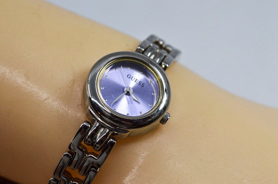 guess purple watch