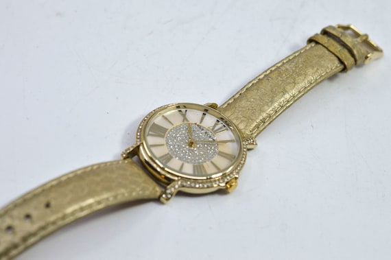 Anne Klein gold tone womens fashion watch - image 2