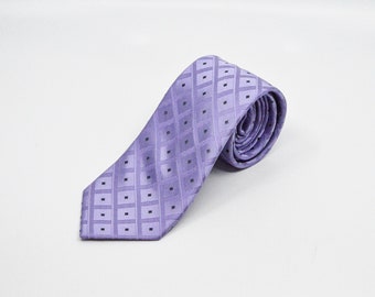 Stafford purple tone mens necktie