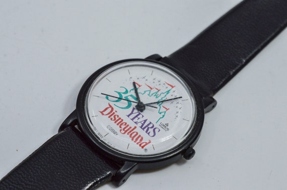 Lorus 35 years Disney land  balck tone wrist watch - image 3