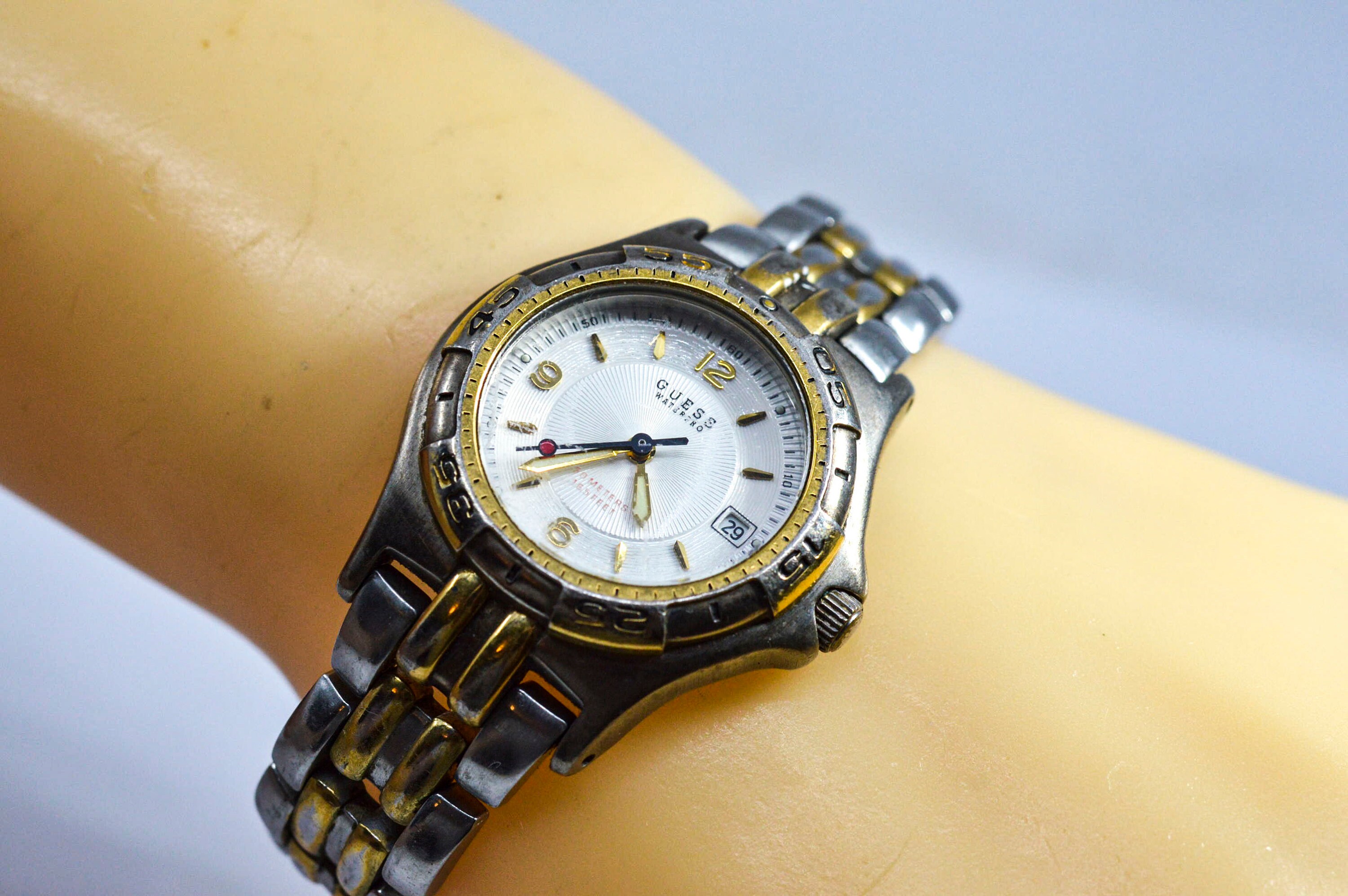 Alef Bet - Gold Quartz Gent's Watch