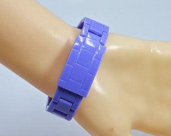 Blue Tone Womens Fashion Plastic Wrist Watch - Main Image