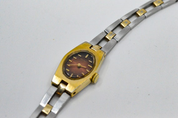 Vintage Seiko two tone womens wind up, mechanical wat… - Gem