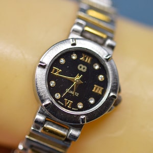 Two tone, gold and silver tone, womens, watch