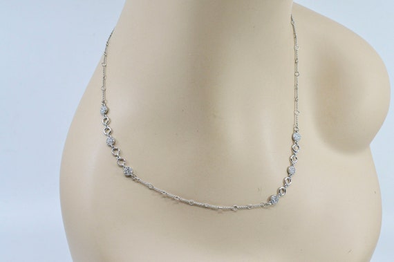 Ann Taylor silver tone womens necklace - image 1