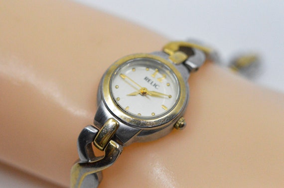 Relic two tone womens bracelet watch - image 1