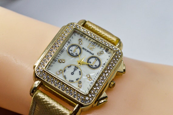 rocawear diamond watch