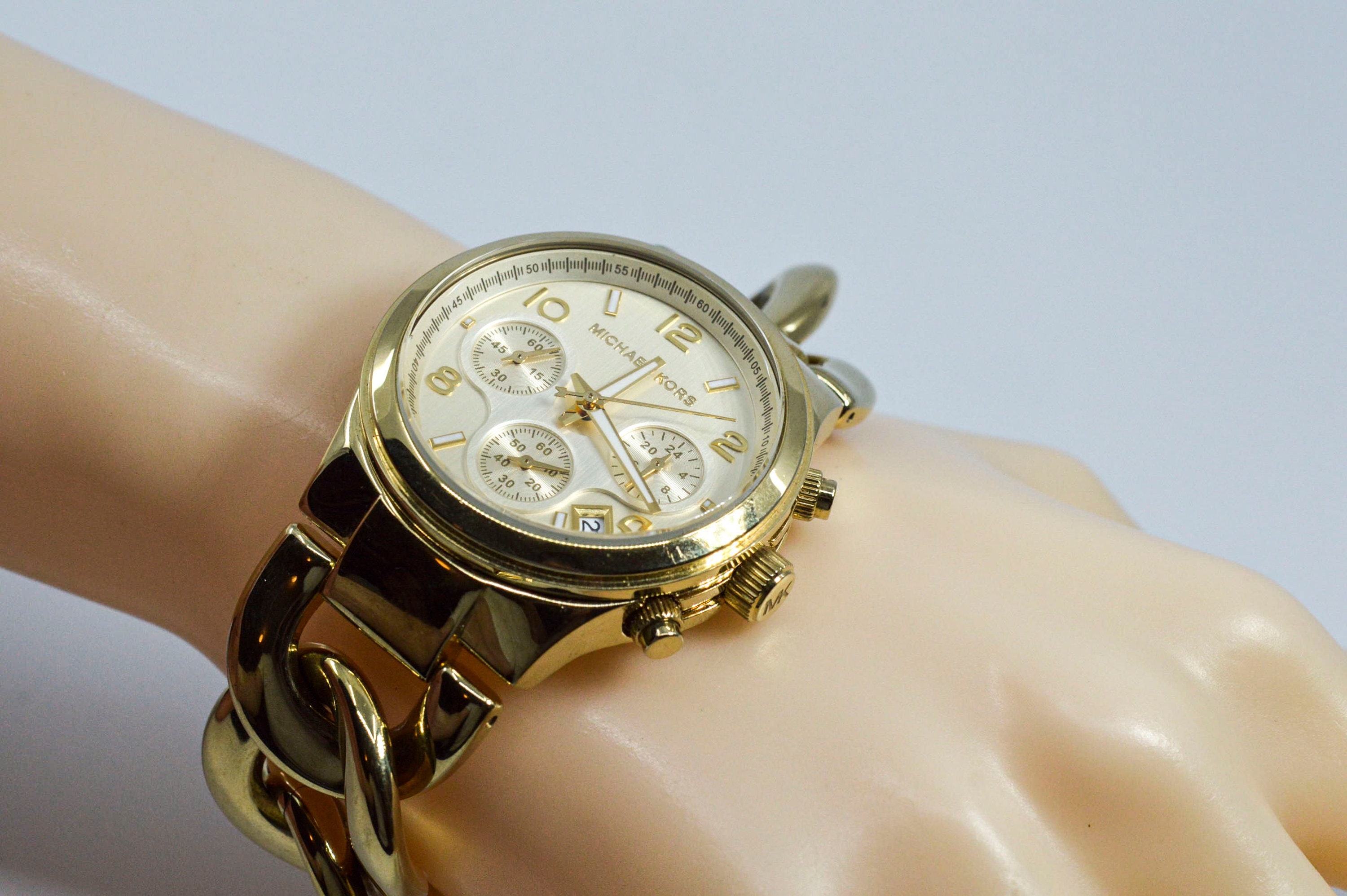 Michael Kors Gold Tone Womens Fashion 