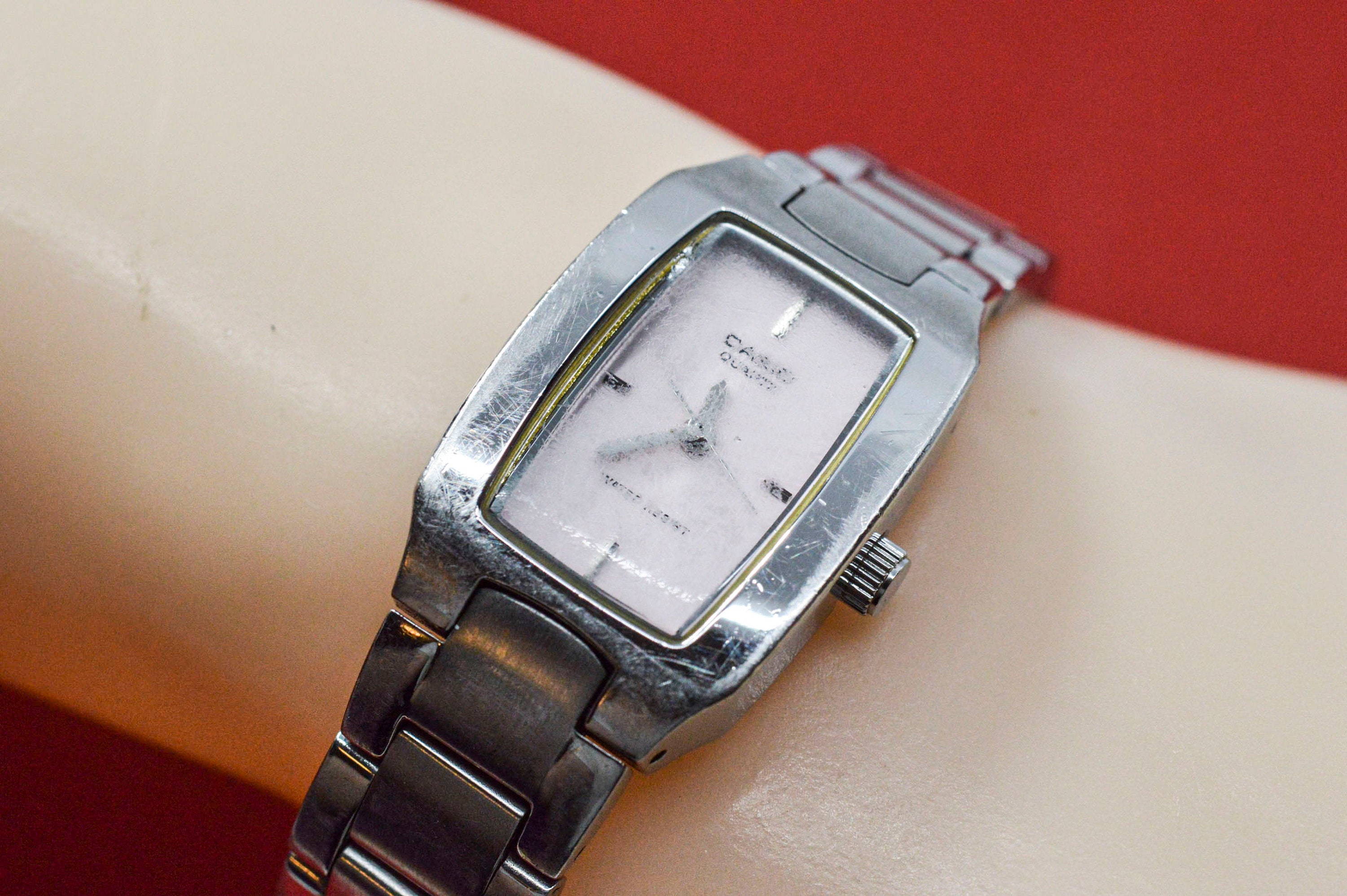 Casio Steel Tone With Pink Dial Womens Watch Etsy Canada