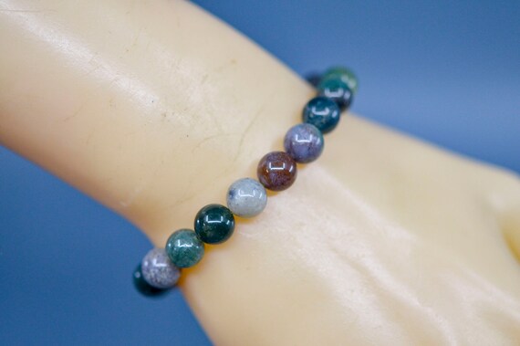 Green tone, womens beaded bracelet - image 1