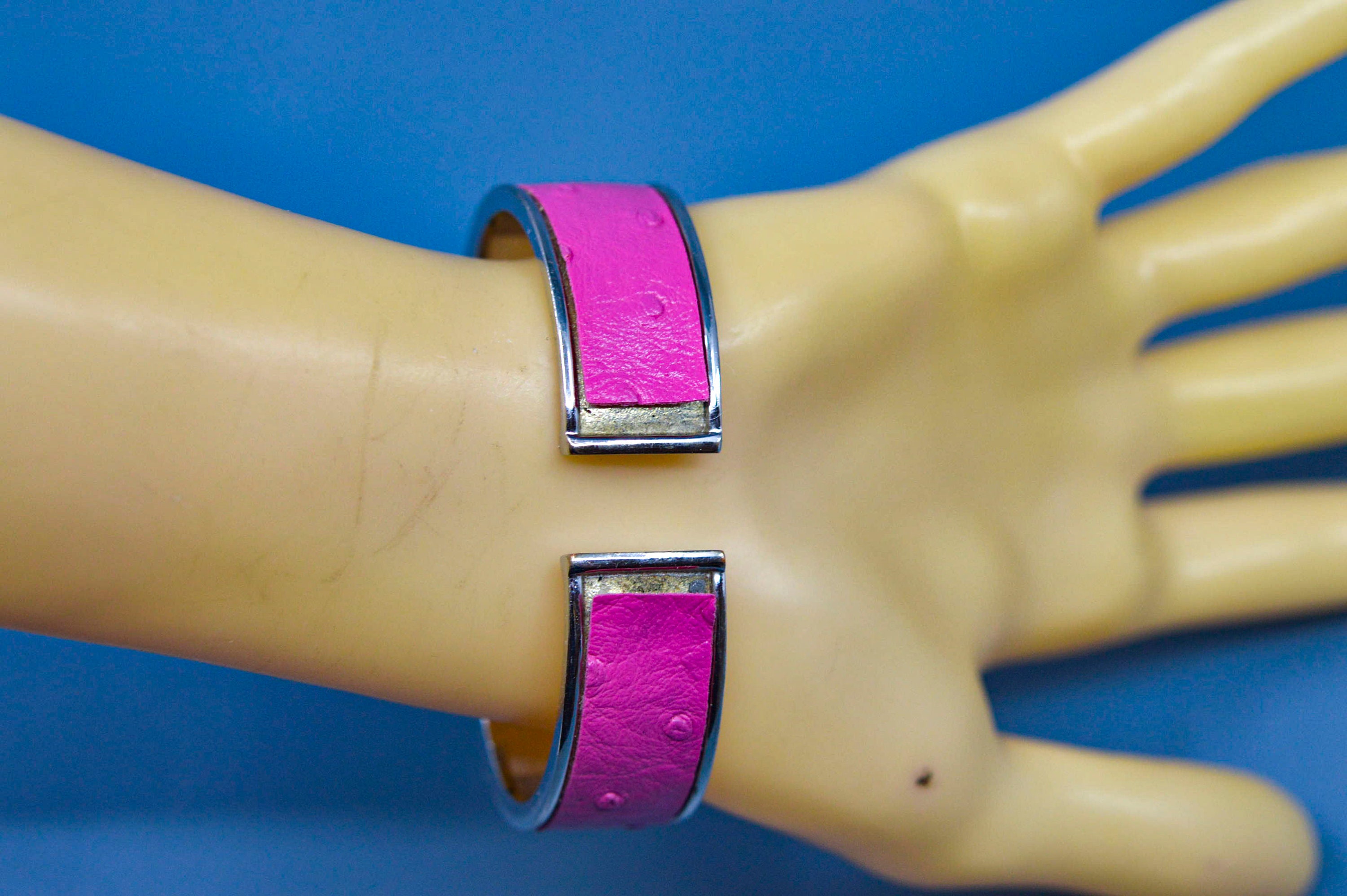 Pink and Silver Tone, Womens Fashion Cuff Watch - Etsy
