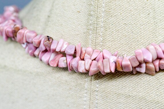 ★LECYTO★ Heartline Stone Beads NecklaceRose Pink il_fullxfull.6275507312_1u6i.jpg