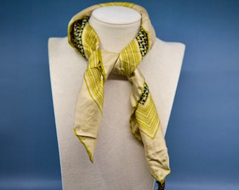 Gold tone, womens vintage scarf