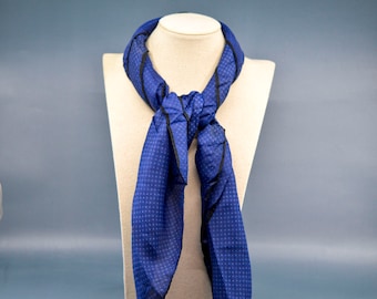 Blue tone,womens , vintage scarf