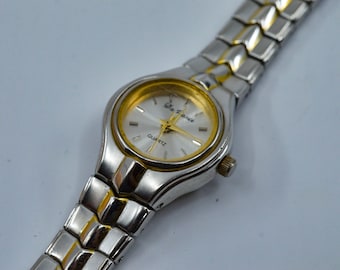 Two Tone Womens Fashion Quartz Watch - Etsy Two Tone Womens Fashion Quartz Watch - Etsy