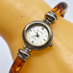 Silver tone womens, fashion bracelet watch