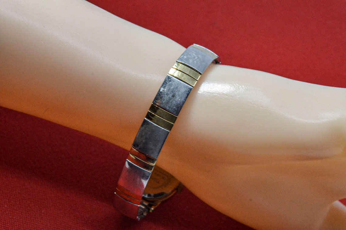 Timex Gold and Silver Tone Watch Womens Watchtwo Tone Watch Etsy