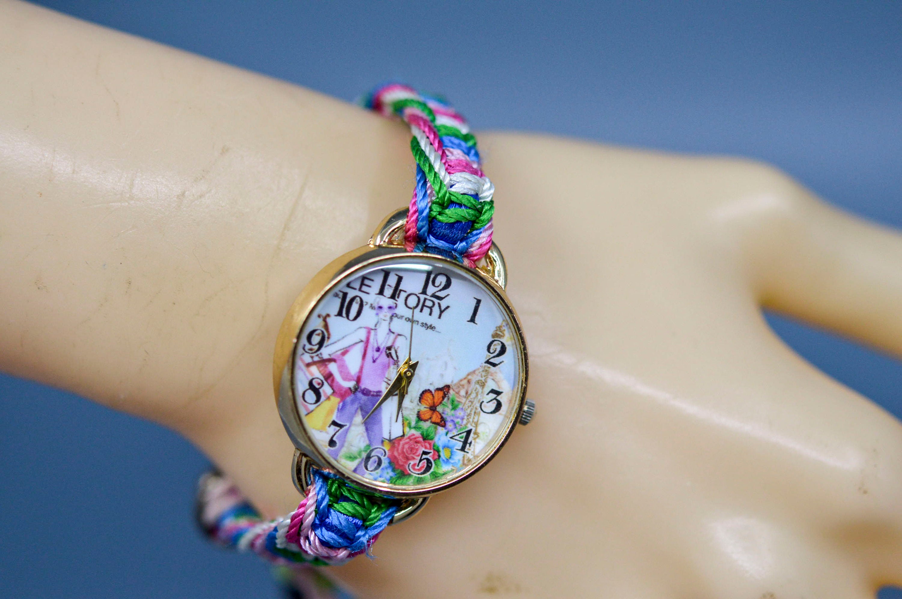 Gold Tone With Multi Color Tone Bracelet, Women