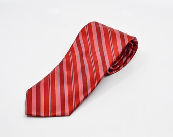 Stafford red tone mens necktie