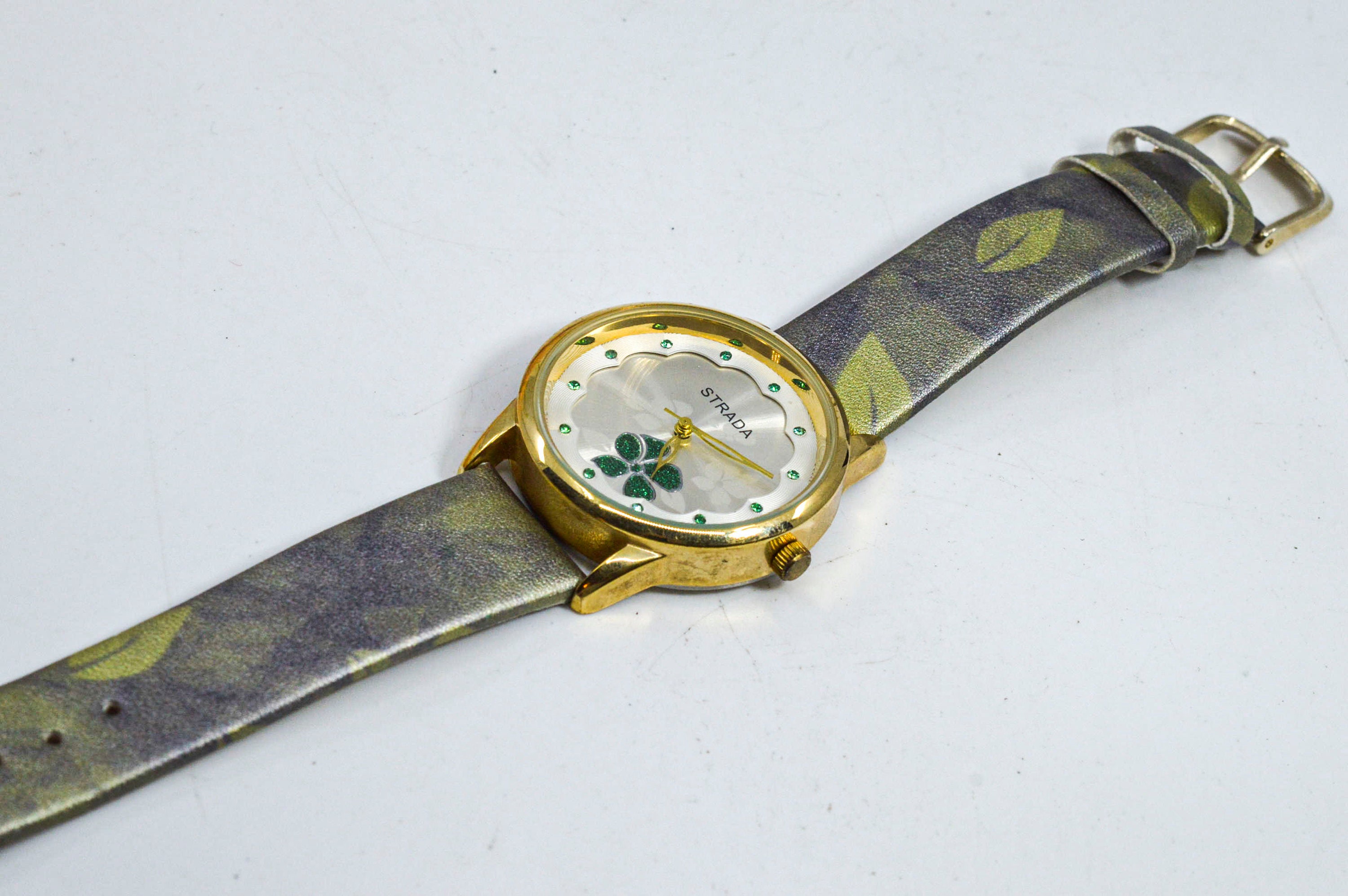 Strada Gold Tone Womens Fashion Wrist Watch - Etsy display picture 1