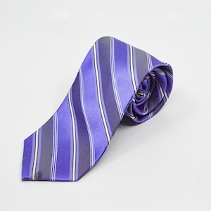 Croft & Borrow purple tone mens necktie
