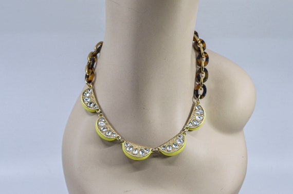 Gold and yellow tone  with crystal womens fashion… - image 1