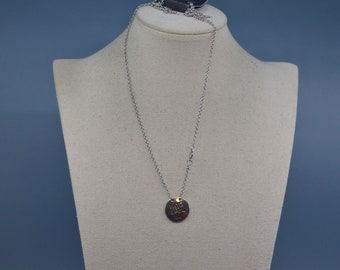 Ton argenté, collier pendentif pour femme, boucles d'oreilles assorties