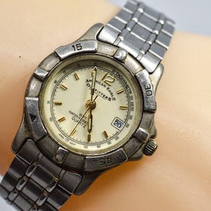 American Eagle Outfitters steel tone womens sports wrist watch