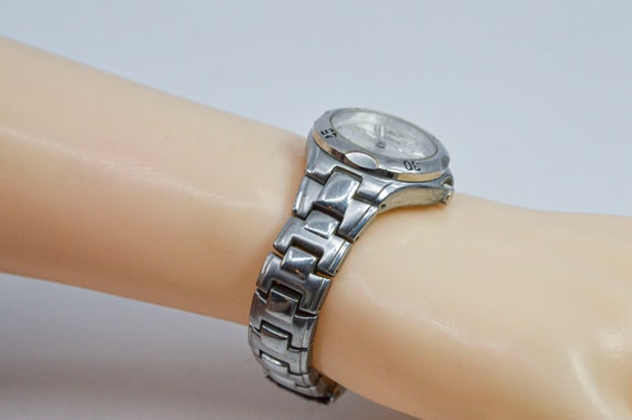 Lorus steel tone with silver dial womens sports w… - image 3