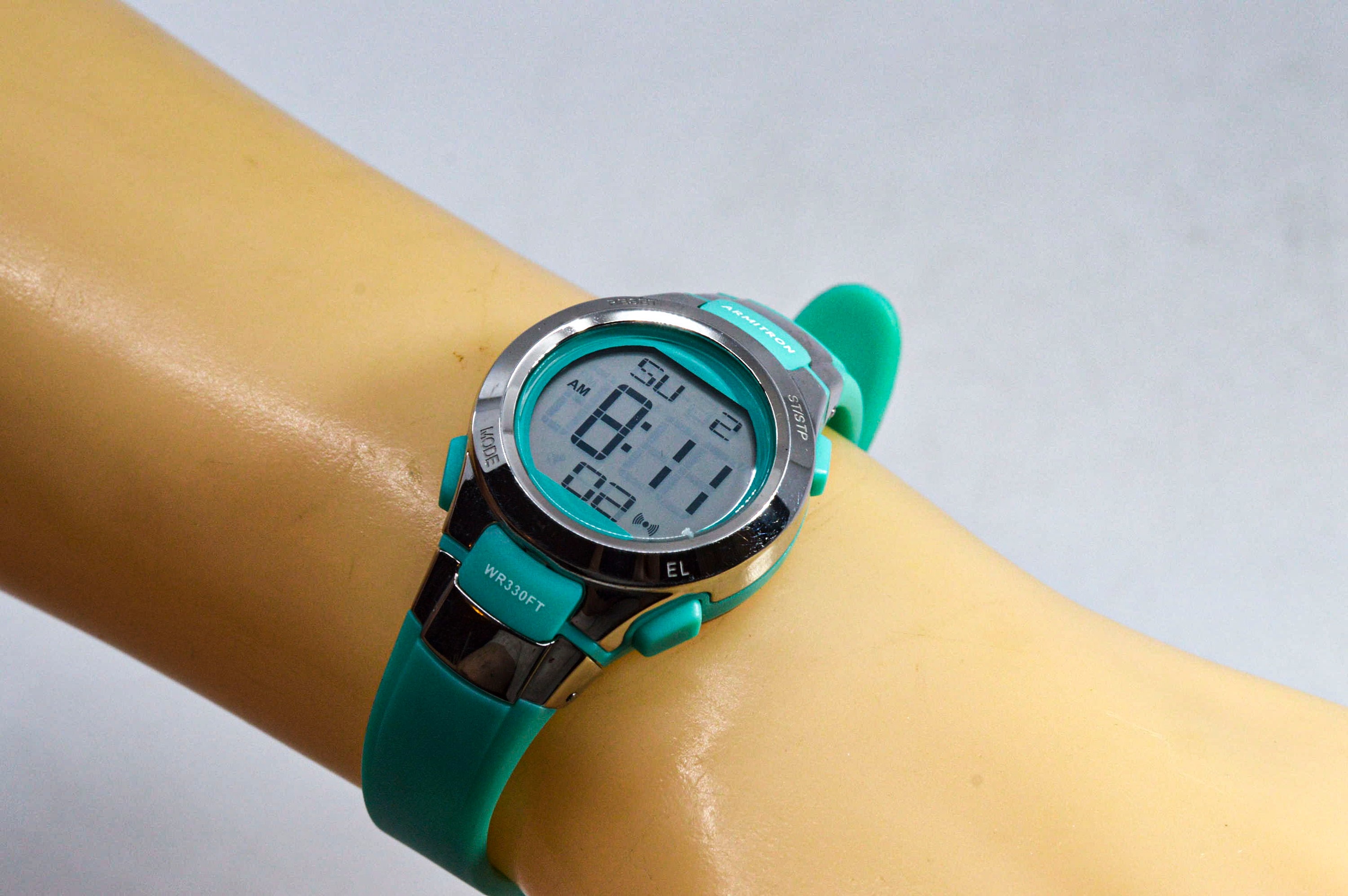 Turquoise Digital Armitron Pro Sport Women's Watch Ladies