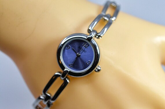 Purple Tone Dial Womens Wrist Watch 