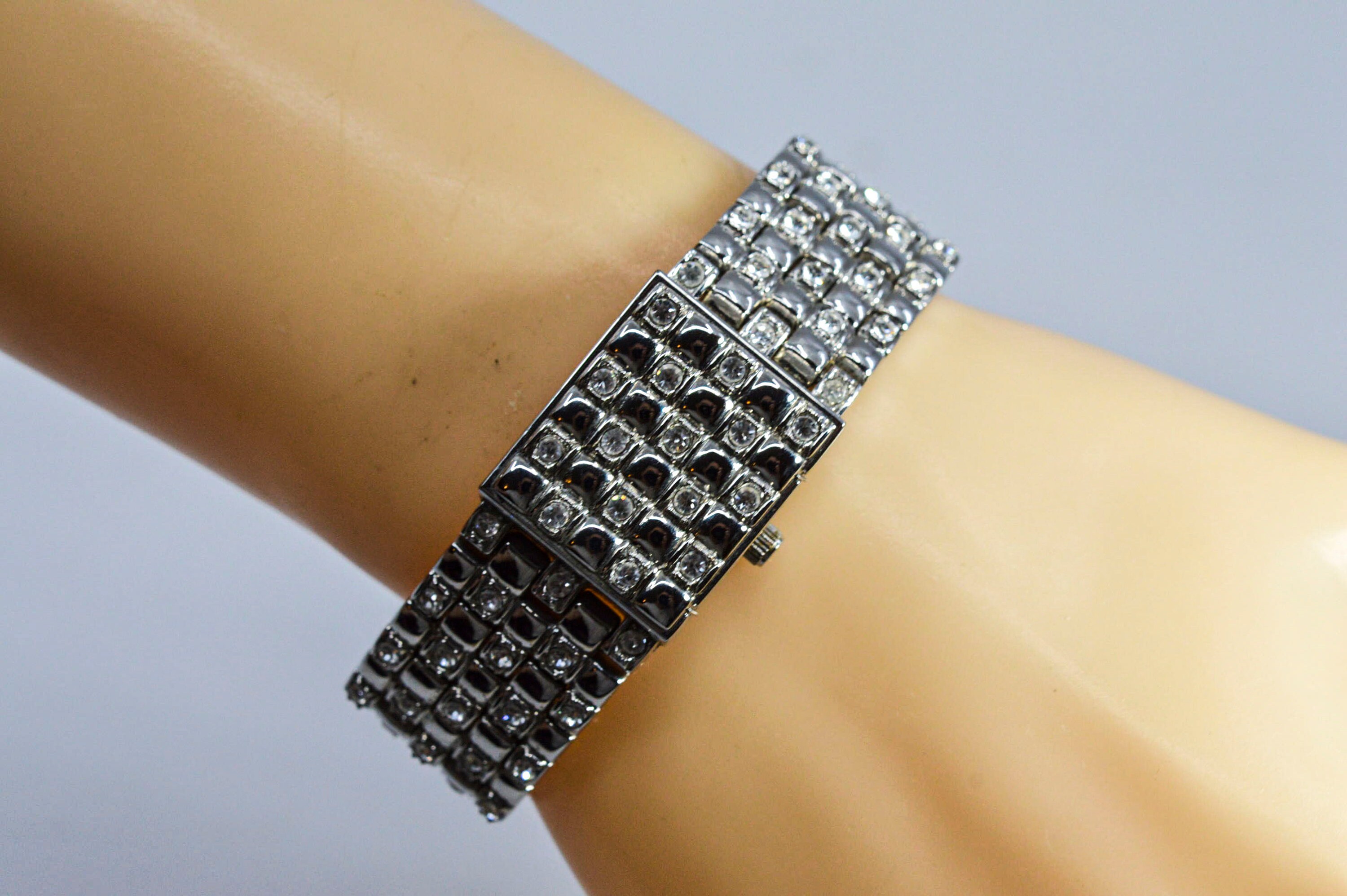 tono plateado pulsera pulsera de - Etsy España