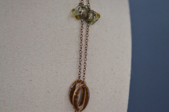 Copper tone, womens, fashion ,long necklace - image 6