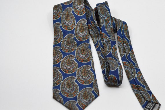 Christian Dior blue tone mens vintage nacktie - image 2