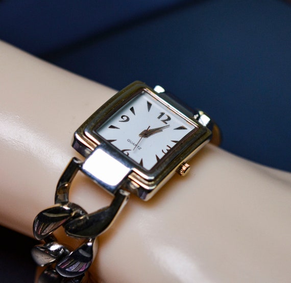 Anne Klein Two Tone With Silver Dial Womens Fashion Watch 