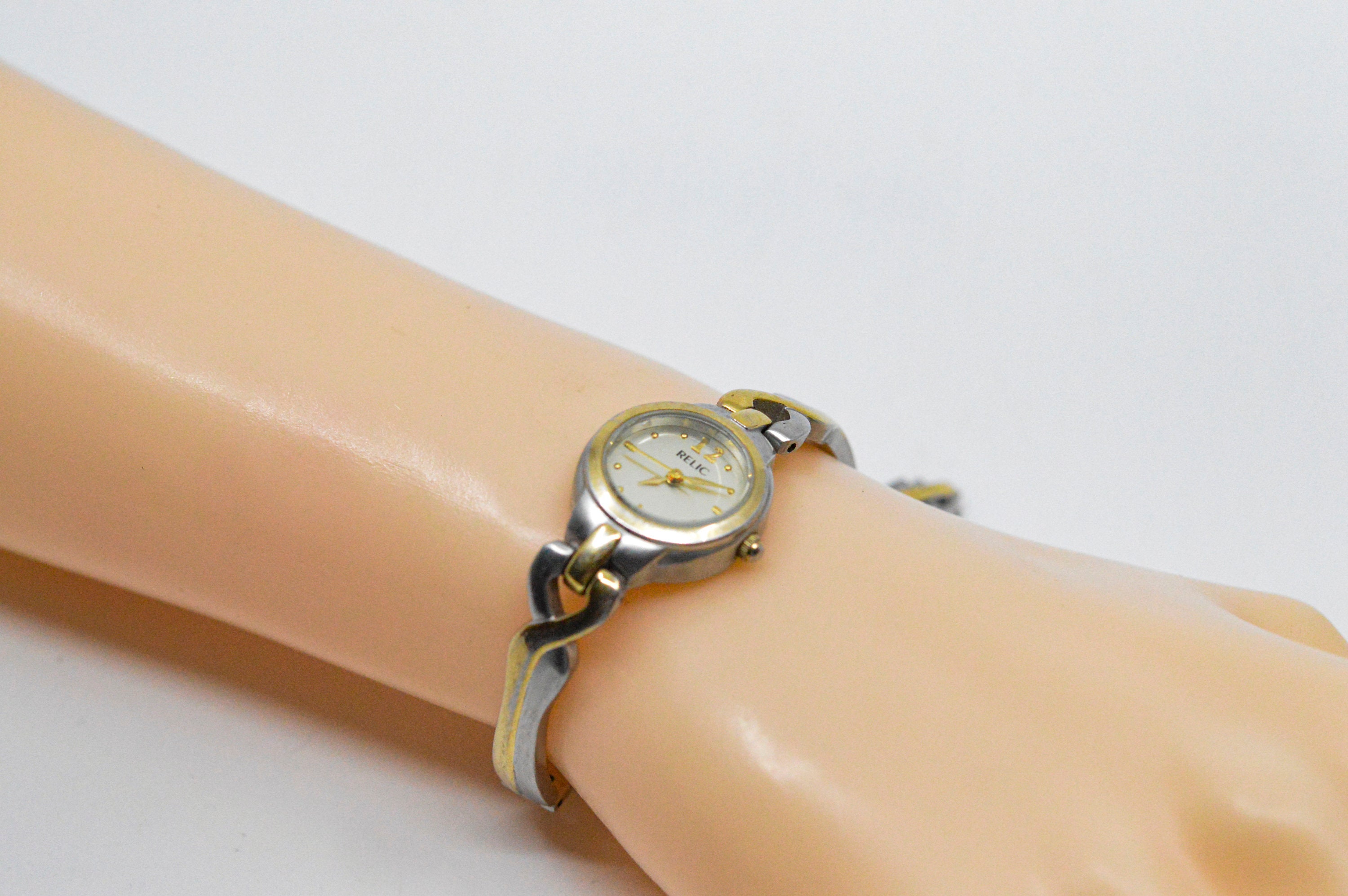 Relic Two Tone Womens Bracelet Watch Etsy UK