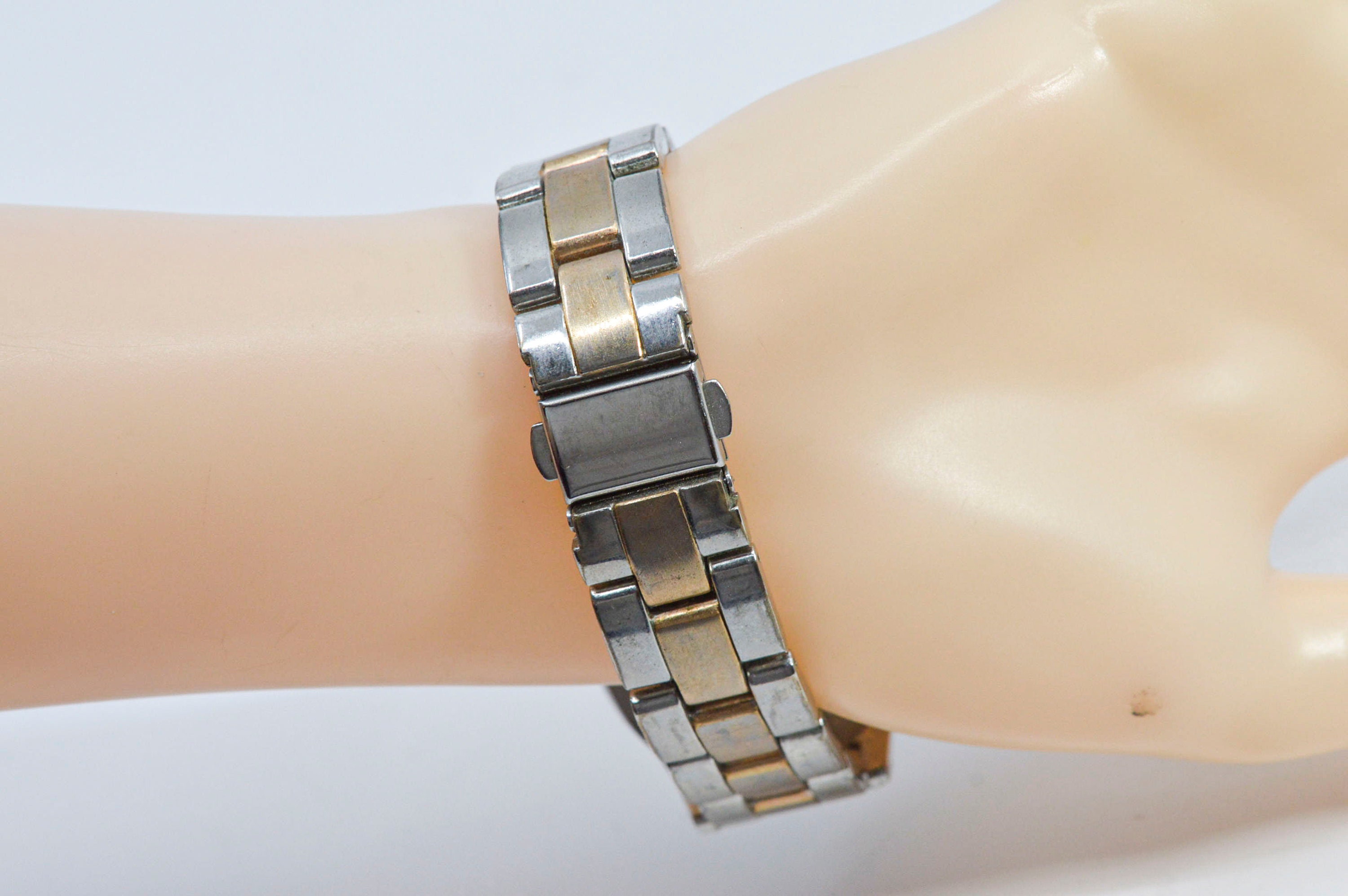 Massini Two Tone With Mop Dial and Crystals Womens Wrist 