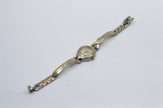 Relic two tone womens bracelet watch - image 2