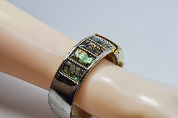 Gold tone with mop on dial and bracelet womens cu… - image 3