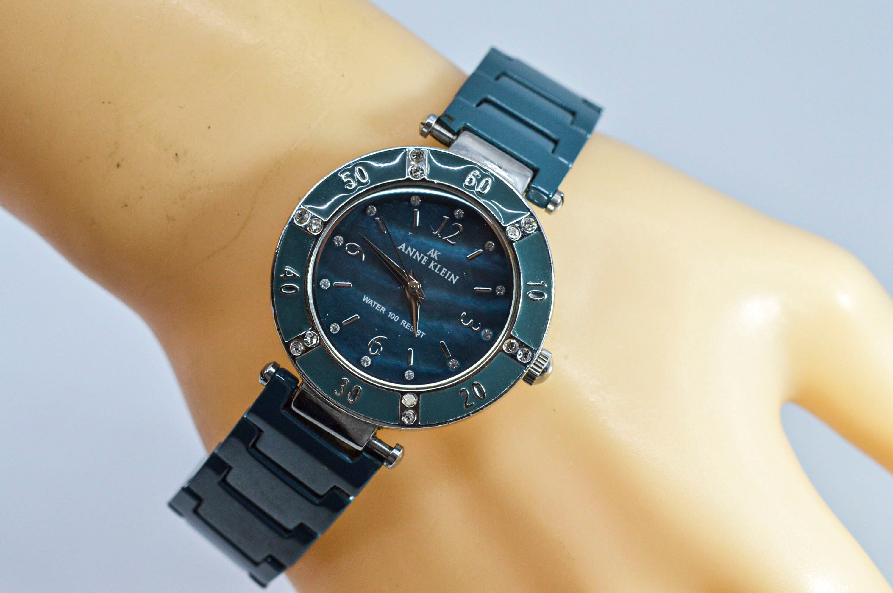 Anne Klein tono azul moda reloj de pulsera Etsy M xico