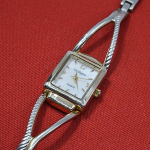 Two tone womens fashion watch