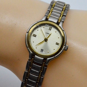 Lorus two tone womens quartz watch